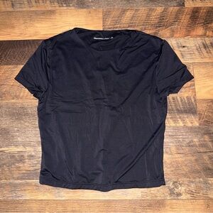 Abercrombie & Fitch Black Short Sleeve Women’s Crew Tee